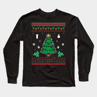 'Oh Chemistry Tree' Cool Christmas Chemistry Long Sleeve T-Shirt